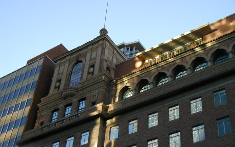 top of the Security Center in downtown Phoenix, Central and Van Buren