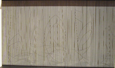 black vertical wires against curved wires = art