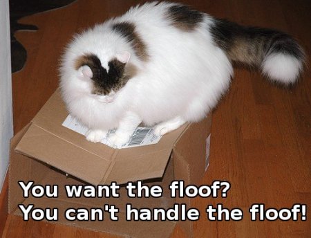 You want the floof?  You can't handle the floof!