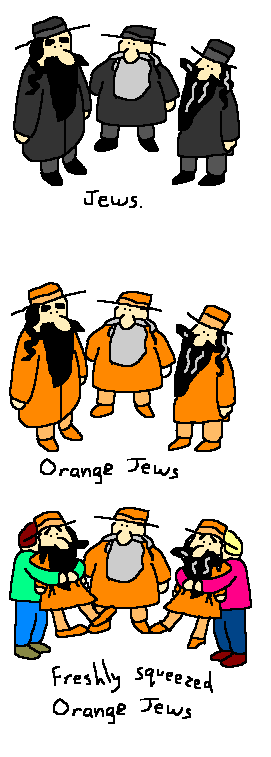 freshly squeezed orange jews