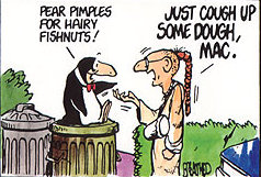You're a penguin, too? pear pimples for hairy fishnuts!