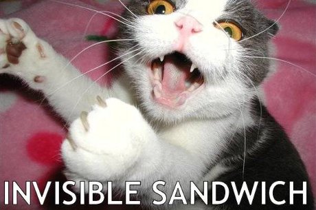 I demand VISIBLE TUNA! invisible sandwich