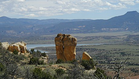 interesting rock chimney rock at ghost ranch