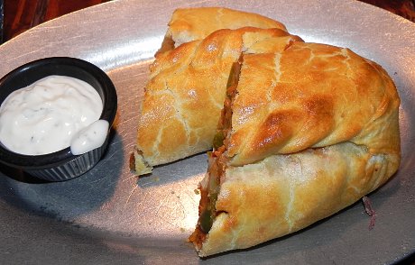 Ya, eh, you betcha! chicken tikka masala pasty at Cornish Pasty Co.