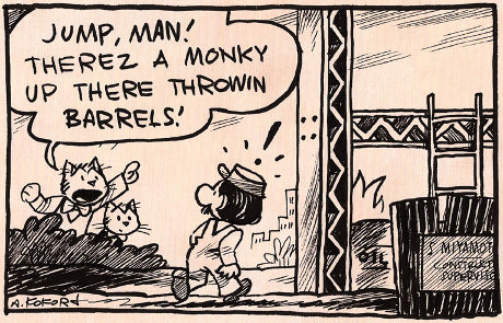 how many references can you spot in this picture? The Laugh-Out-Loud Cats reference 'Donkey Kong'