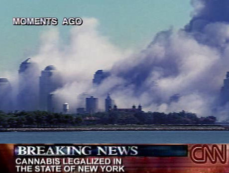 no, not quite, but sort of breaking news: cannabis legalized in the state of New York