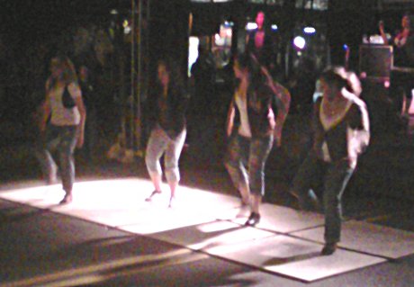 clickety clickety tappity tappity tap dancers dancing to 'Everlong' by the Foo Fighters