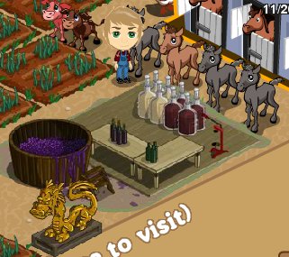 no wine for you! Farmville 'winery'