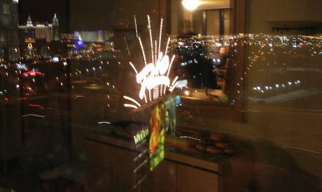 view from Trevor's suite at the Rio