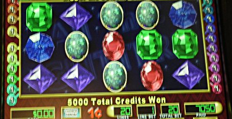 won the jackpot on a penny slot machine