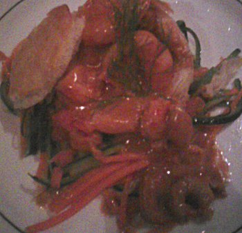 shrimp ragout at the Scottsdale Culinary Institute