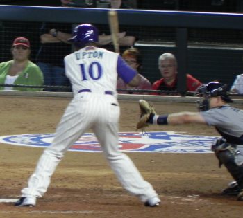 Justin Upton pinch hitting a few weeks ago