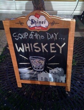 Soup of the Day: Whiskey!
