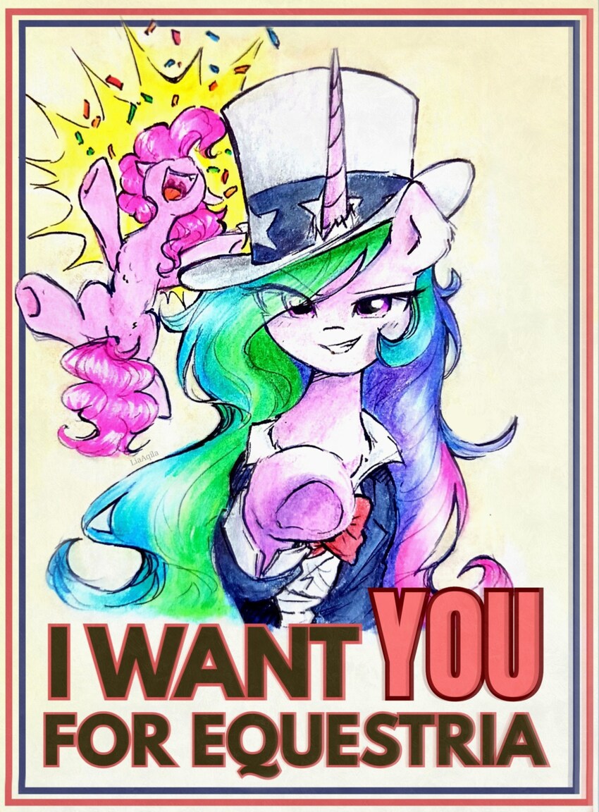 A pony points at you and says, 'I want YOU for Equestria!'