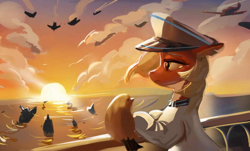 A naval pony is disappointed the Russian kill count is under 1000.