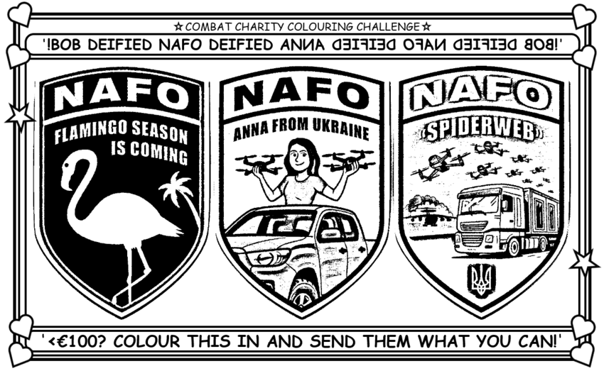 Coloring book page where Anna raises money for Flamingo Season.