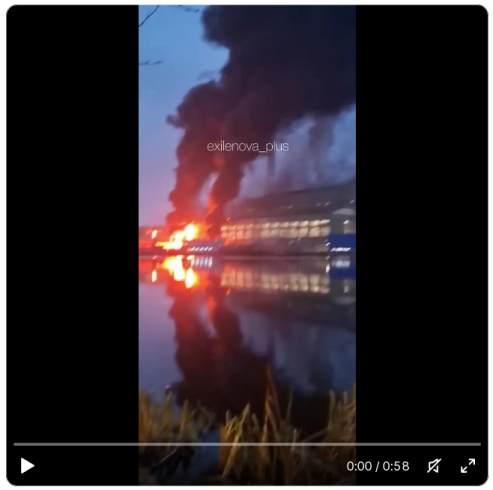 Another view of fires in Shaturskaya.