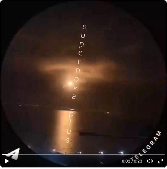 Kaliber missile shot down over Novorossiysk.