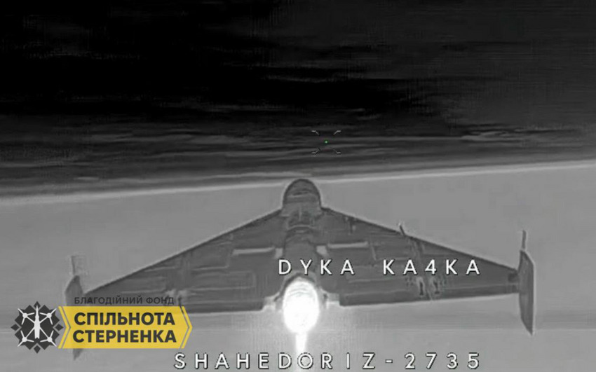 Ukrainians intercept jet-powered drones here.