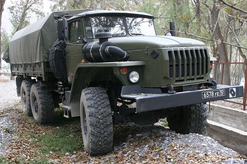 A Ural truck, used by Russia.