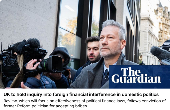 The UK is inquiring into whether Russia tried to influence its elections.