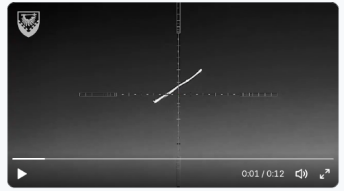 An F-16 shot down a Shahed.
