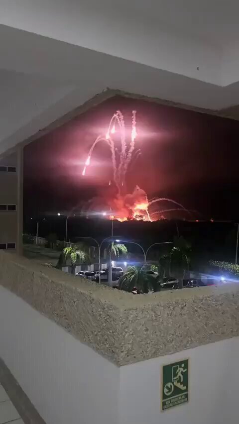 Photo of air defense rockets in Caracas.