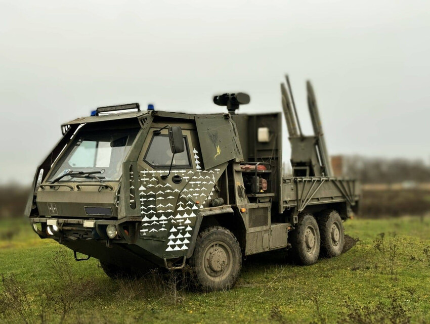 British Raven anti-air vehicles are operating in Ukraine.