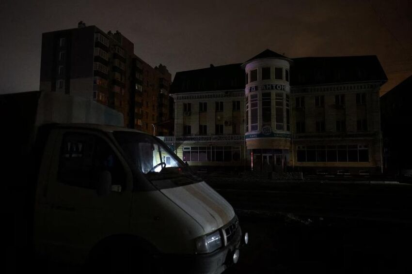 The power is out in Belgorod, no time given for restoration.
